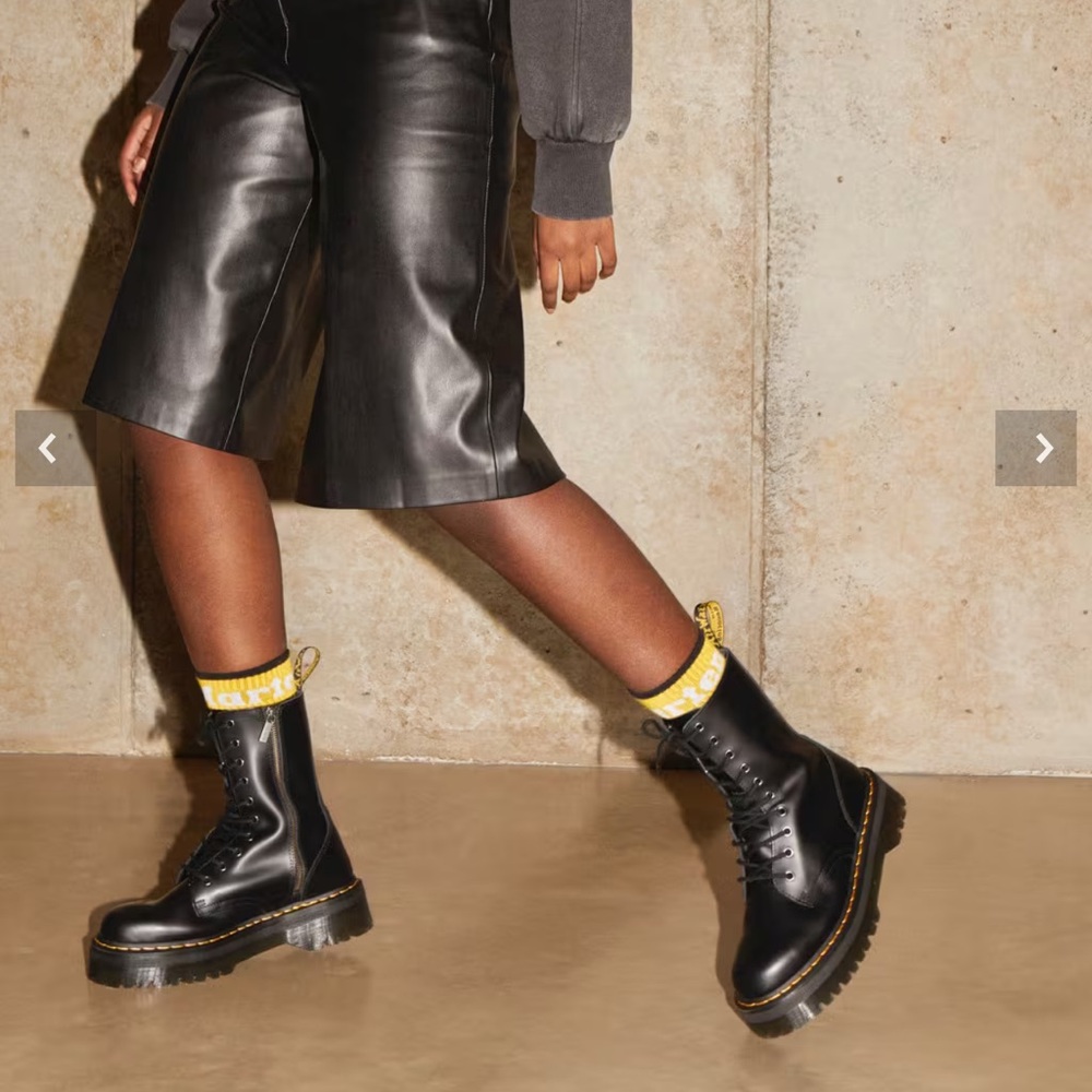 JADON HI BOOT SMOOTH LEATHER PLATFORMS NWT